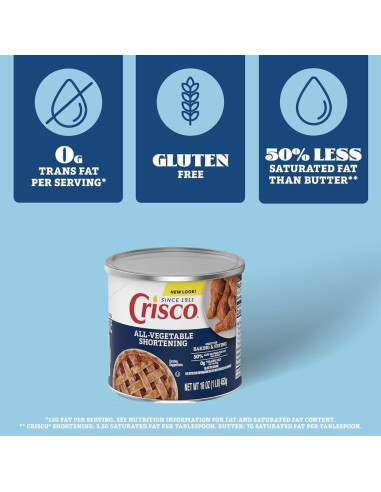 Crisco Shortening Manteca Vegetal - My American Market