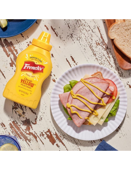 French's - Classic Yellow Mustard (moutarde douce américaine) - My American Market