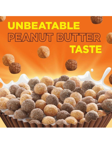 Reese's Puffs - Céréales chocolat et beurre de cacahuète - My American Market