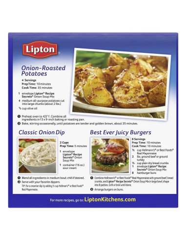 Lipton Recipe Secrets Onion Soup Mix - My American Market