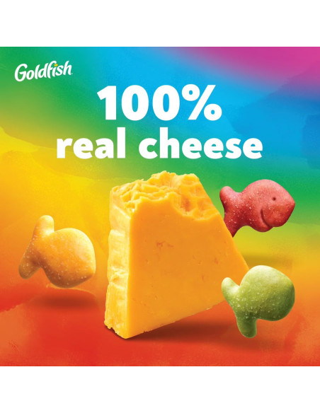 Goldfish - Colors Cheddar (crackers au fromage colorés) - My American Market