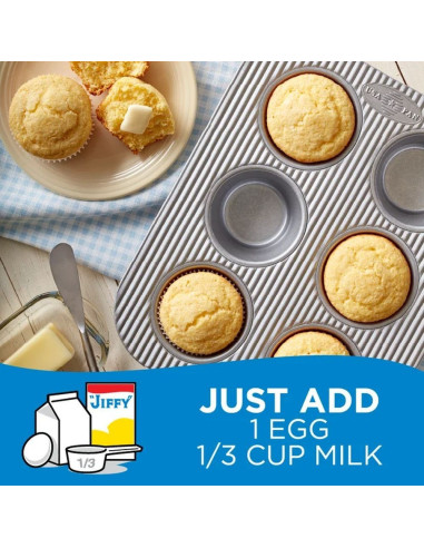 Jiffy Corn Preparato Per Muffin Al Mais - My American Market