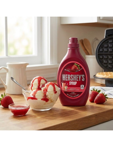 Hershey's Strawberry Syrup (Big) - My American Market