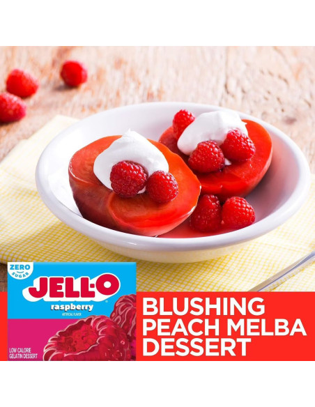 Jello Gelatina Lampone Senza Zucchero - My American Market