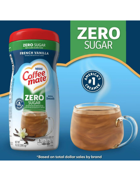 Coffee Mate Vanilla Sin Azúcar - My American Market
