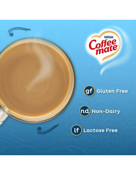 Coffee Mate - French Vanilla Zero Sugar (crème pour café vanille sans sucre) - My American Market