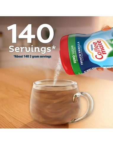 Coffee Mate Vanilla Sugar Free - My American Market