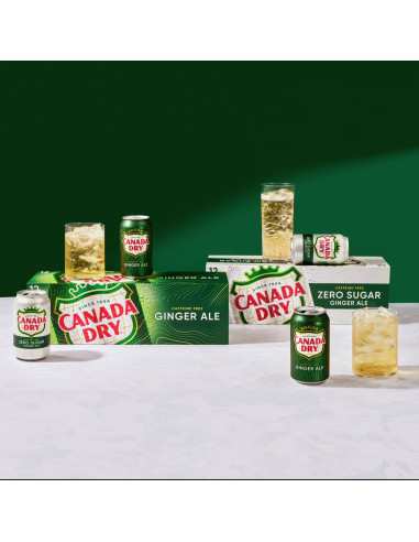 Canada Dry - Ginger Ale (soda allo zenzero) - My American Market