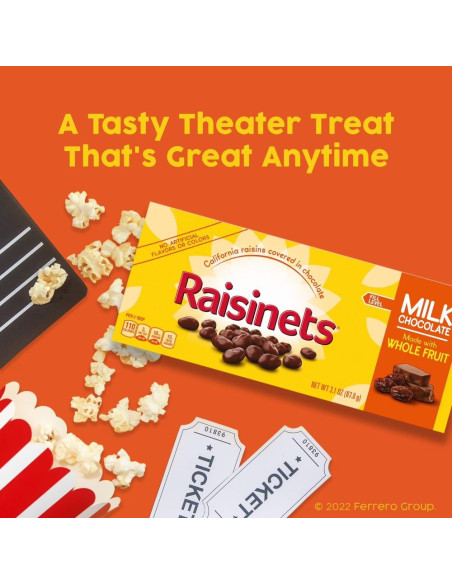Raisinets - Milk Chocolate (raisins secs enrobés de chocolat au lait) - My American Market