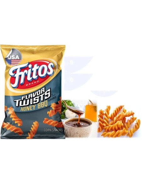 Fritos Patatine Di Mais Gusto Bbq E Miele A Fusillo - Grandi - My American Market