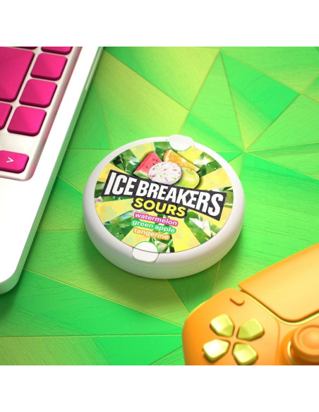 Ice Breakers Sours Caramelos Acidulados Frutas - My American Market