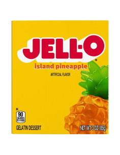 Jell-O - Island Pineapple (gelée dessert à l'ananas) - My American Market 2