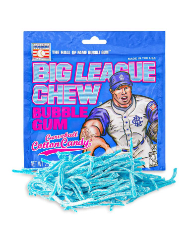 Big League Chew Chicle Algodón De Azúcar - My American Market