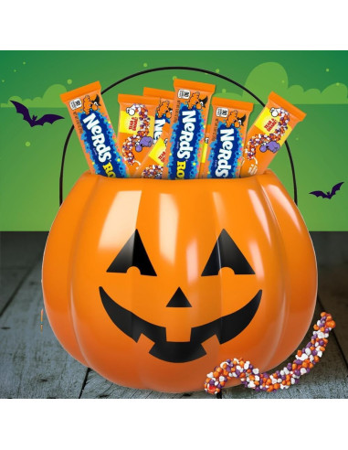 Nerds - Rope Spooky (lacet gélifié enrobé de mini bonbons, édition Halloween) - My American Market