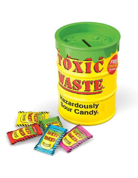 Toxic Waste - Original (bonbons durs extrêmement acidulés) - My American Market