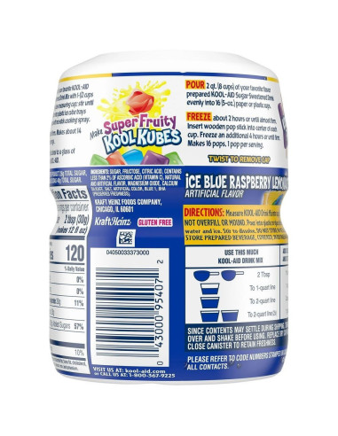 Kool-Aid Bibita In Polvere Gusto Lampone Azzurro - My American Market