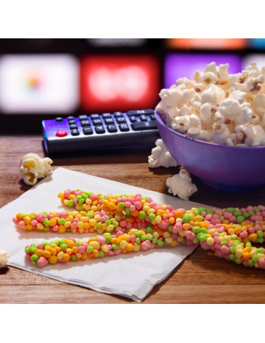 Nerds - Rope Tropical (lacet gélifié enrobé de mini bonbons tropicaux) - My American Market