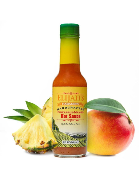 Elijah's - Pineapple-Mango Habanero Hot Sauce | My American Market