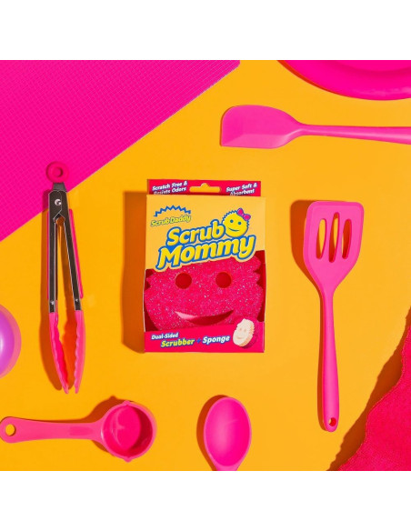 Scrub Mommy - Dual-Sided Scrubber + Sponge | My American Market