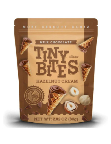 Tiny Bites - Waffle Cones Hazelnut Cream | My American Market