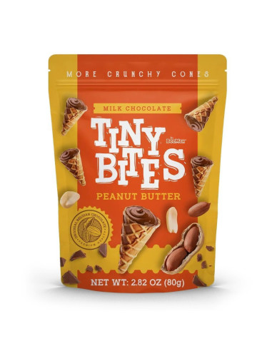 Tiny Bites - Waffle Cones Peanut Butter | My American Market
