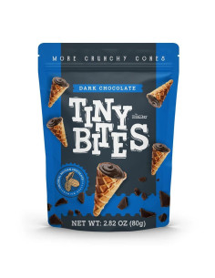 Tiny Bites - Waffle Cones Dark Chocolate | My American Market
