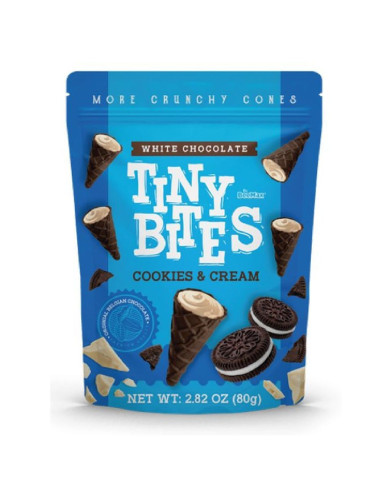 Tiny Bites - Waffle Cones Cookies and Cream | My American Market