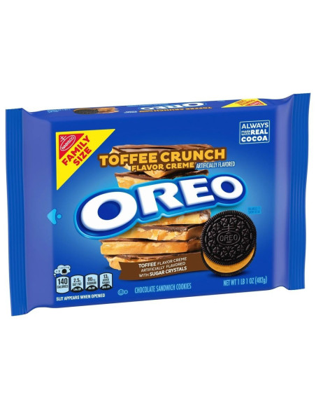 Oreo - Toffee Crunch, caramel crème | My American Market