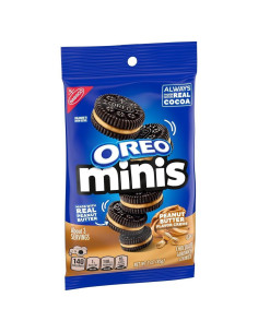 Oreo - Minis Peanut Butter, peanut butter creme | My American Market