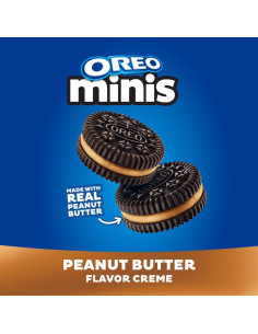 Oreo - Minis Peanut Butter, peanut butter creme | My American Market 2