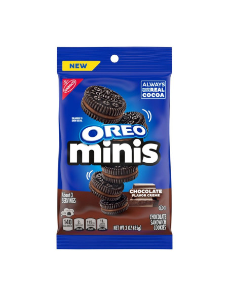 Oreo - Minis Chocolate, chocolate creme | My American Market