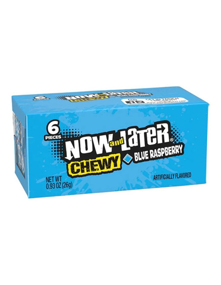 Now & later chewy caramelos frambuesa azul — Now & Later | My American Market