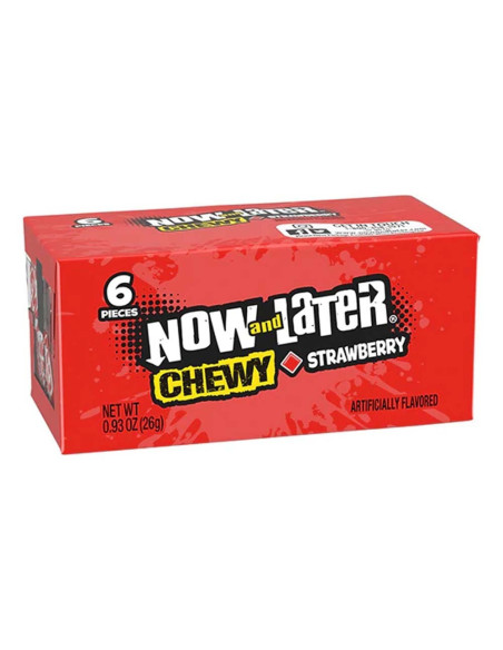 Acheter NOW & LATER CHEWY BONBONS FRAISE | Epicerie Américaine