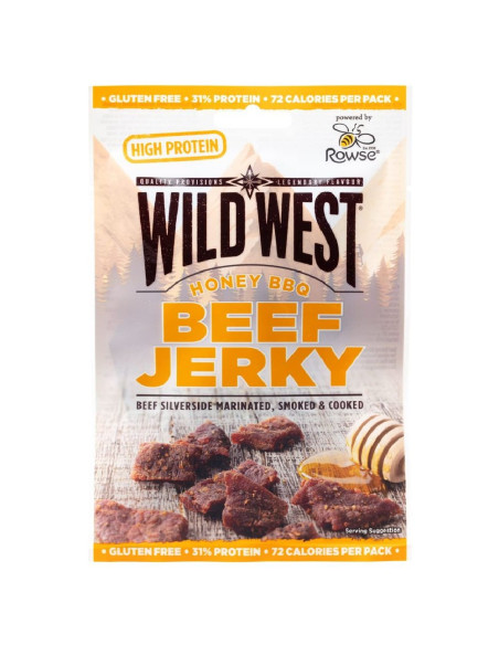 Wild west beef jerky honey bbq — Wild West | My American Market