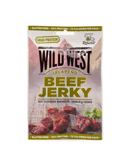 Wild west beef jerky - carne di manzo secca gusto originale — Wild West | My American Market