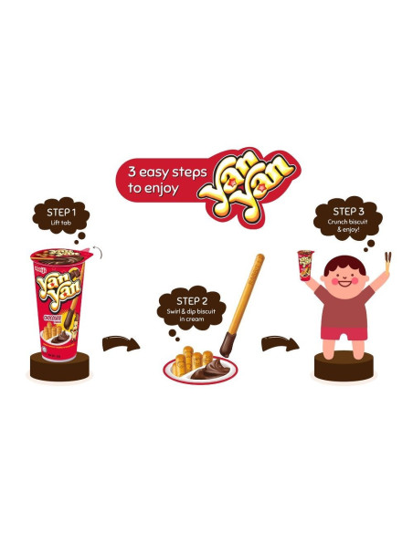 Comprar MEIJI YAN YAN GALLETAS CHOCOLATE  | Comida Americana Online