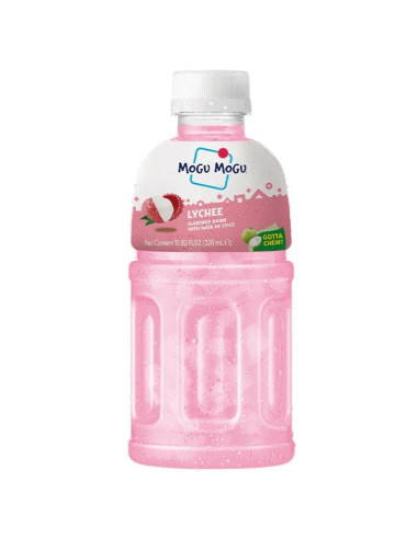 Mogu mogu litchi and nata de coco drink — Mogu Mogu | My American Market