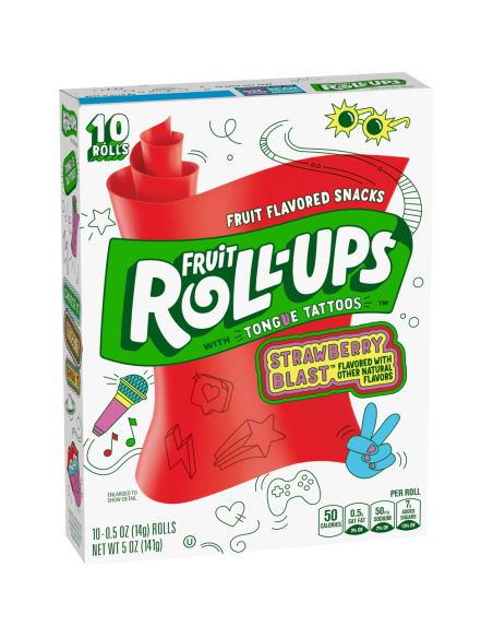 Fruit Roll-Ups - Strawberry Blast | My American Market