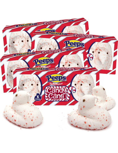 Peeps - Marshmallow Candy Cane Chicks x5 | My American Market