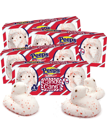 Peeps - Marshmallow Candy Cane Chicks x5 | My American Market