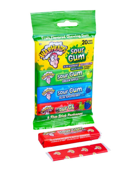 Warheads - Sour Gum | My American Market