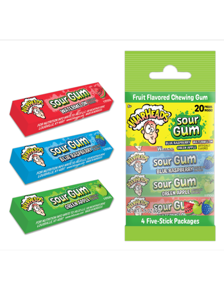 Warheads - Sour Gum | My American Market
