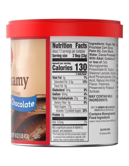 Betty Crocker - Rich & Creamy Milk Chocolate (glassa pronta all'uso cioccolato al latte) - My American Market
