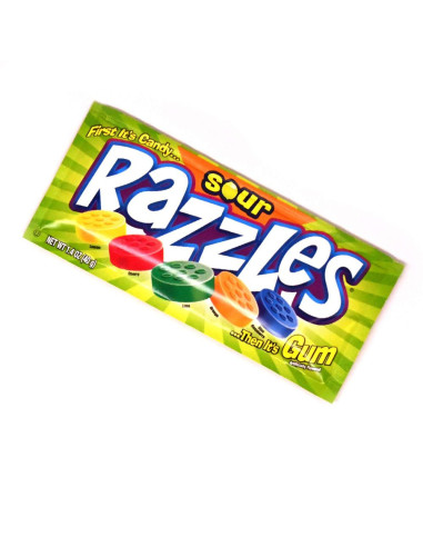 Razzles - Sour Candy Gum | My American Market