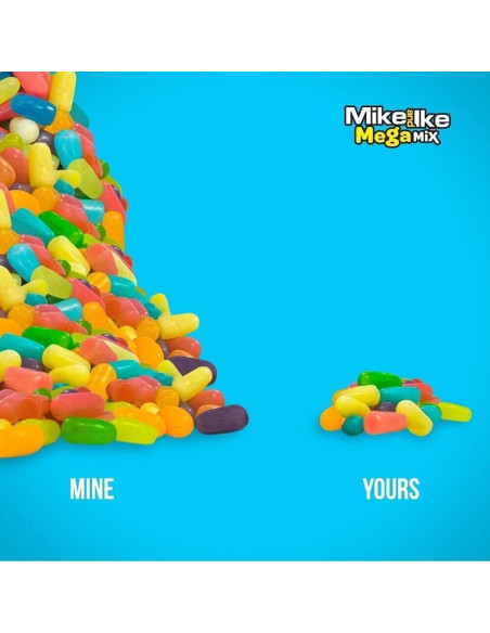 Mike and Ike - Mega Mix, assortiment de bonbons fruités | My American Market