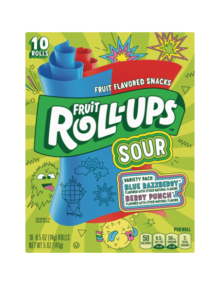 Fruit Roll-Ups - Sour | My American Market