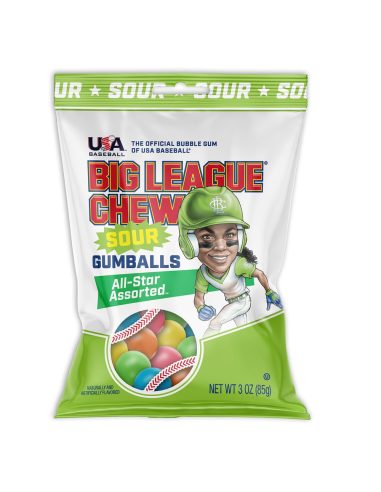 Big League Chew - Sour Gumballs | My American Market