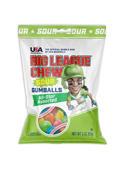 Big League Chew - Sour Gumballs | My American Market