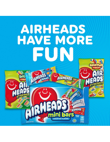 Airheads - Bars Assorted Sour 6 Bars | My American Market