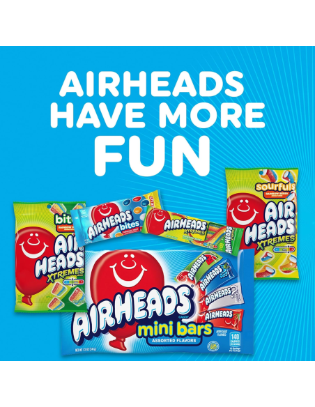 Airheads - Bars Assorted Sour 6 Bars | My American Market